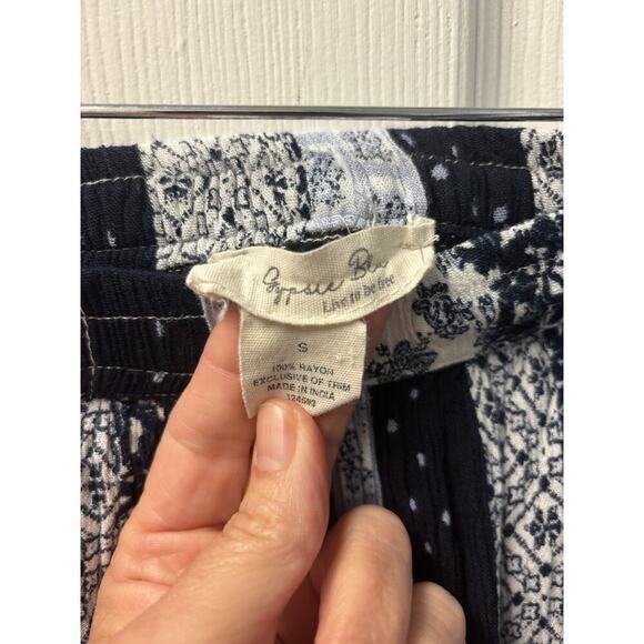 Gypsie Blu Patchwork Look Long Boho Skirt Size Small - Picture 3 of 5